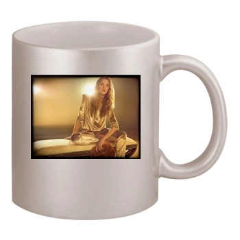 Rosie Huntington-Whiteley 11oz Metallic Silver Mug