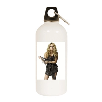 Shakira White Water Bottle With Carabiner