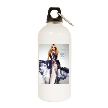 Shakira White Water Bottle With Carabiner