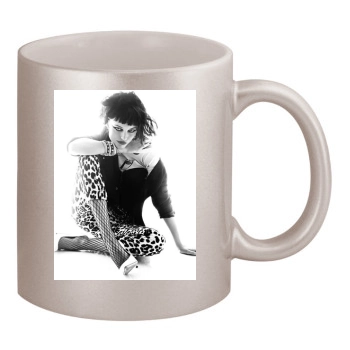 Edita Vilkeviciute 11oz Metallic Silver Mug