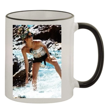 Edita Vilkeviciute 11oz Colored Rim & Handle Mug