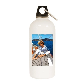 Edita Vilkeviciute White Water Bottle With Carabiner