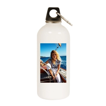 Edita Vilkeviciute White Water Bottle With Carabiner