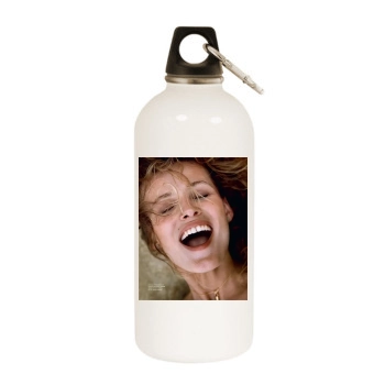 Edita Vilkeviciute White Water Bottle With Carabiner