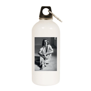 Edita Vilkeviciute White Water Bottle With Carabiner