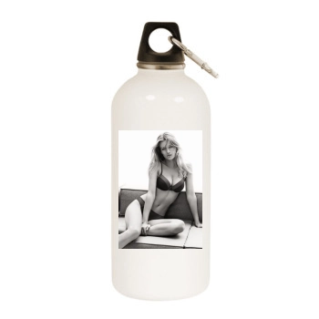 Edita Vilkeviciute White Water Bottle With Carabiner