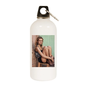 Edita Vilkeviciute White Water Bottle With Carabiner