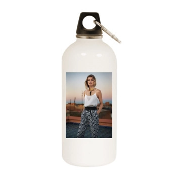 Edita Vilkeviciute White Water Bottle With Carabiner