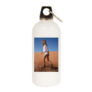 Edita Vilkeviciute White Water Bottle With Carabiner