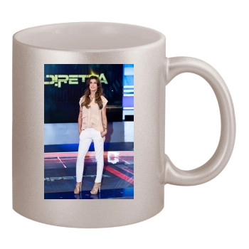 Elisabetta Canalis 11oz Metallic Silver Mug