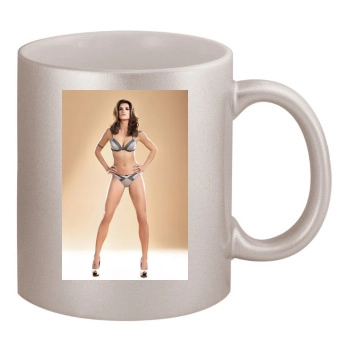 Elisabetta Canalis 11oz Metallic Silver Mug