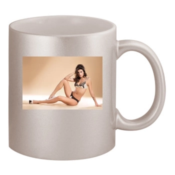 Elisabetta Canalis 11oz Metallic Silver Mug