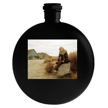 Elisha Cuthbert Round Flask