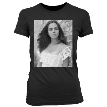 Eliza Dushku Women's Junior Cut Crewneck T-Shirt