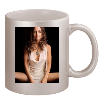 Eliza Dushku 11oz Metallic Silver Mug