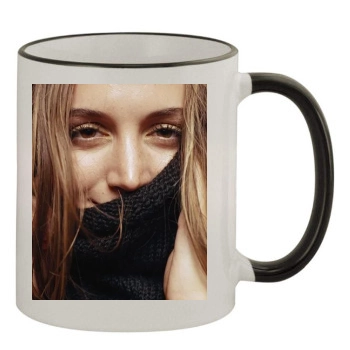 Eliza Dushku 11oz Colored Rim & Handle Mug