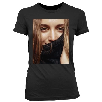 Eliza Dushku Women's Junior Cut Crewneck T-Shirt