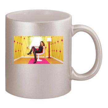 Eliza Dushku 11oz Metallic Silver Mug