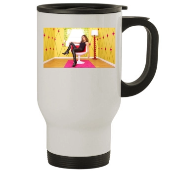 Eliza Dushku Stainless Steel Travel Mug