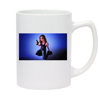 Eliza Dushku 14oz White Statesman Mug