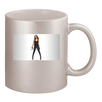 Eliza Dushku 11oz Metallic Silver Mug