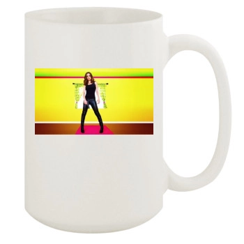 Eliza Dushku 15oz White Mug