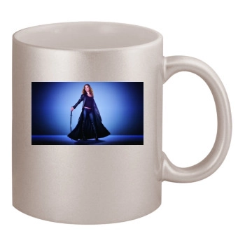 Eliza Dushku 11oz Metallic Silver Mug