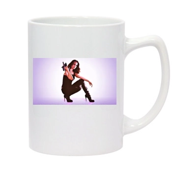 Eliza Dushku 14oz White Statesman Mug