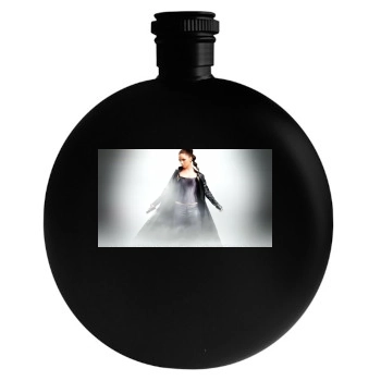 Eliza Dushku Round Flask