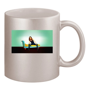 Eliza Dushku 11oz Metallic Silver Mug