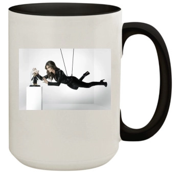 Elizabeth Hurley 15oz Colored Inner & Handle Mug