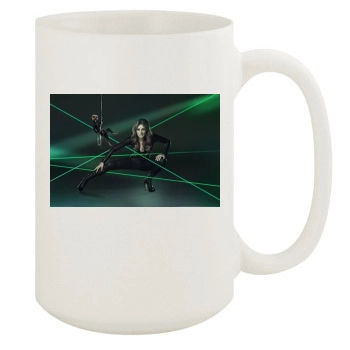 Elizabeth Hurley 15oz White Mug