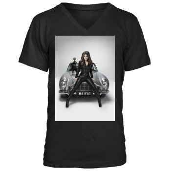 Elizabeth Hurley Men's V-Neck T-Shirt