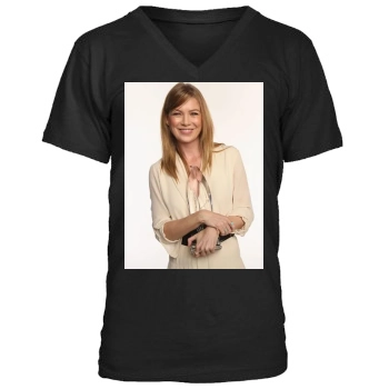 Ellen Pompeo Men's V-Neck T-Shirt