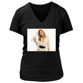 Ellen Pompeo Women's Deep V-Neck TShirt