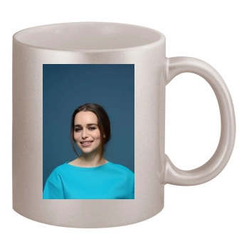 Emilia Clarke 11oz Metallic Silver Mug