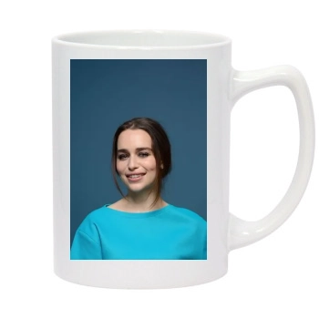 Emilia Clarke 14oz White Statesman Mug