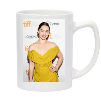 Emilia Clarke 14oz White Statesman Mug