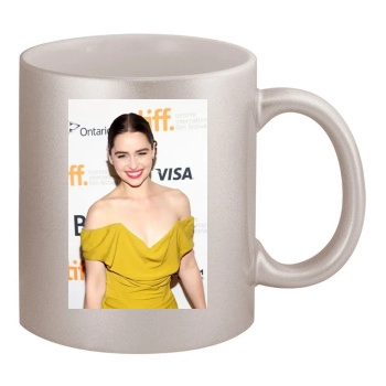 Emilia Clarke 11oz Metallic Silver Mug