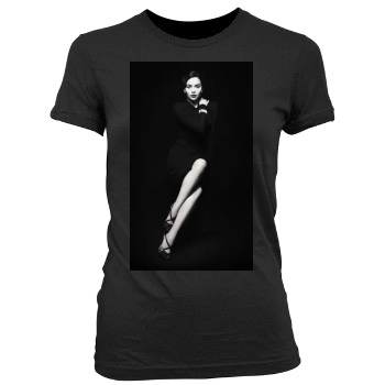 Emilia Clarke Women's Junior Cut Crewneck T-Shirt