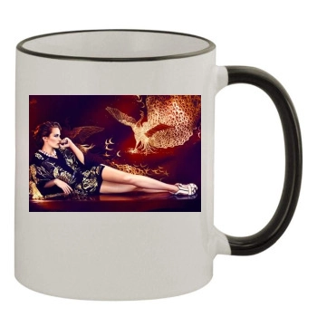 Emily Blunt 11oz Colored Rim & Handle Mug