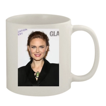 Emily Deschanel 11oz White Mug