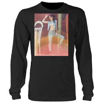 Emily Ratajkowski Men's Heavy Long Sleeve TShirt