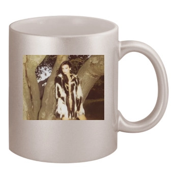 Emily Ratajkowski 11oz Metallic Silver Mug