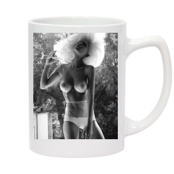 Emily Ratajkowski 14oz White Statesman Mug