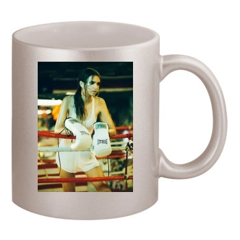 Emily Ratajkowski 11oz Metallic Silver Mug