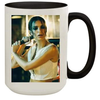 Emily Ratajkowski 15oz Colored Inner & Handle Mug