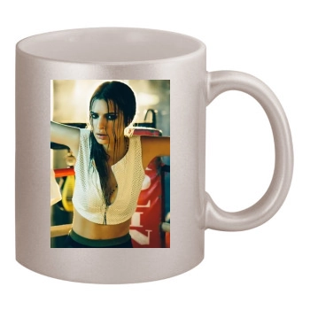 Emily Ratajkowski 11oz Metallic Silver Mug