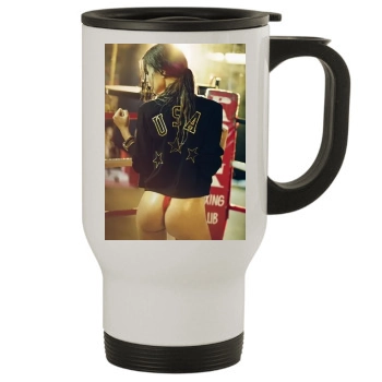 Emily Ratajkowski Stainless Steel Travel Mug