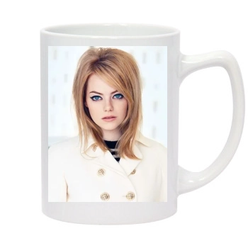 Emma Stone 14oz White Statesman Mug